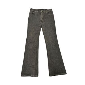 Theory Boot Cut Jeans Women's Size 2 Dark Blue Wash Mid Rise No Back Pockets